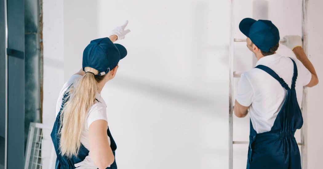 two painting contractors