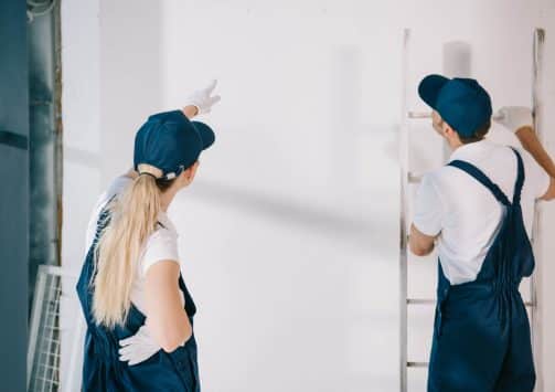 two painting contractors